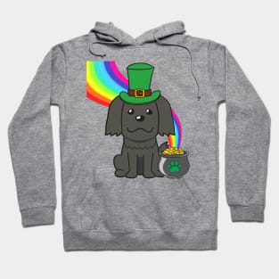 Funny sheepdog celebrates st patricks day Hoodie